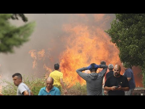 L'Espagne et le Portugal se battent toujours contre les flammes