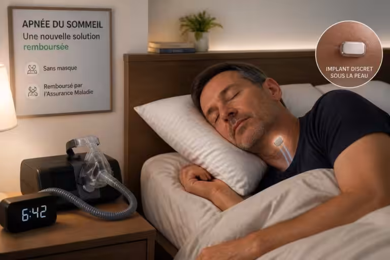 découvrez cet implant révolutionnaire pour l'apnée du sommeil, une alternative au masque traditionnel qui devient désormais remboursée, améliorant votre confort et votre qualité de vie.