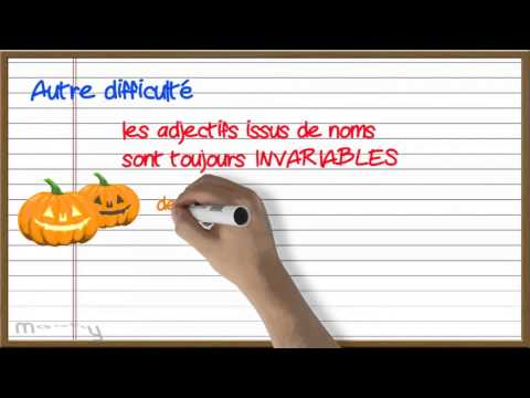 L'accord des adjectifs de couleur